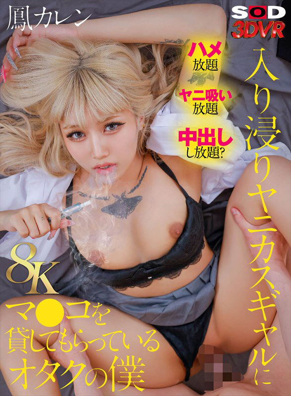 【VR】【8K】入り浸りヤニカスギャルにマ●コを貸してもらっているオタクの僕 鳳カレン 画像1