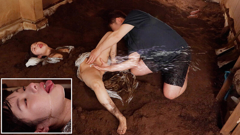 美人CA（既婚者）限定 砂風呂に埋まって身動きできない〇淫NTR拘束マッサージ 横が見えない状態で、隣に夫が居るのにイッてもイッても止めずに絶頂させ続けた女の「サイレント絶叫」 画像15