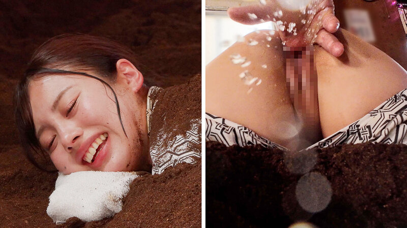 美人CA（既婚者）限定 砂風呂に埋まって身動きできない〇淫NTR拘束マッサージ 横が見えない状態で、隣に夫が居るのにイッてもイッても止めずに絶頂させ続けた女の「サイレント絶叫」 画像4