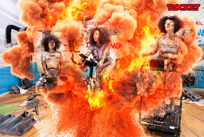 ROCKET17周年記念ユーザーリクエスト祭り 無様エロ再び！裸より恥ずかしい爆発黒焦げ女 画像3