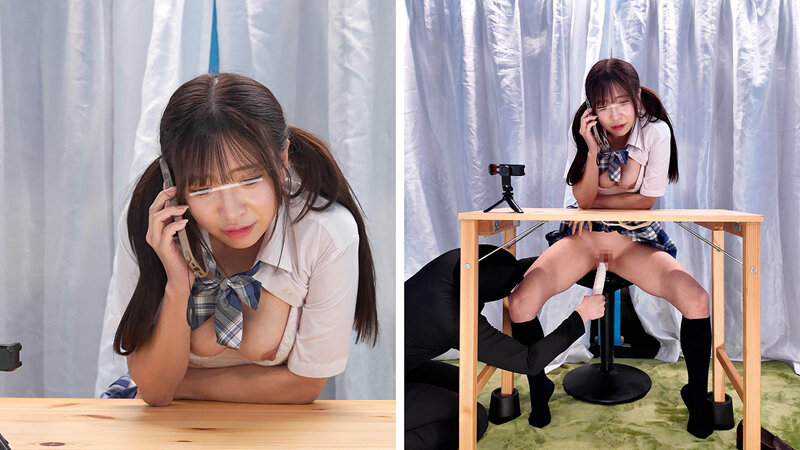 オシッコ我慢中に彼氏にビデオ通話「バレちゃダメッ！」画面の外でイカされてもバレずに通話できるのか！？ 画像13