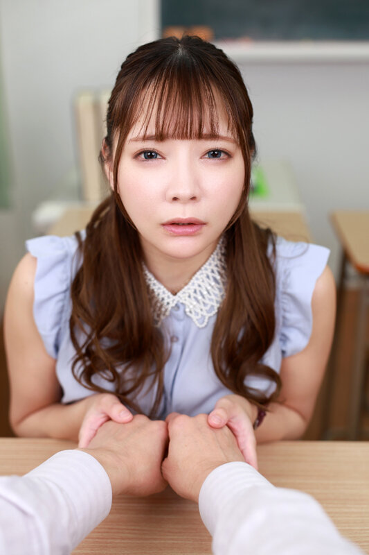 【VR】「貴方で喉奥を満たされたい。」元カレに仕込まれたセルフイラマで片想いの同僚を振り向かせる引っ込み思案な一条先生の口淫求愛。 一条みお 画像5