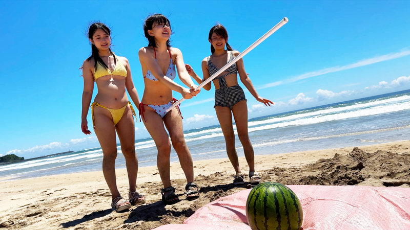 北岡果林、柏木こなつ、花守夏歩 本番シーン - かりん＆こなつ＆かほ
